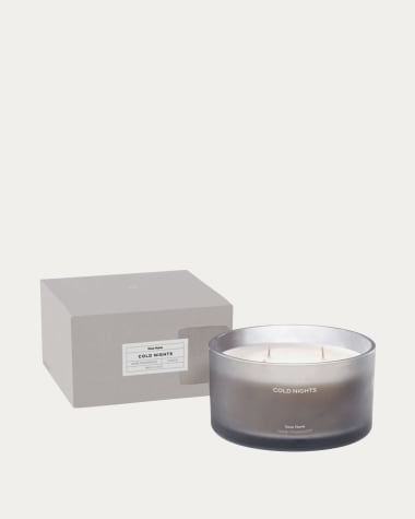 Cold Nights grey scented candle 600 g