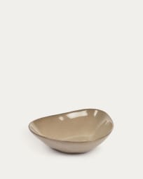 Sheilyn light brown irregular bowl