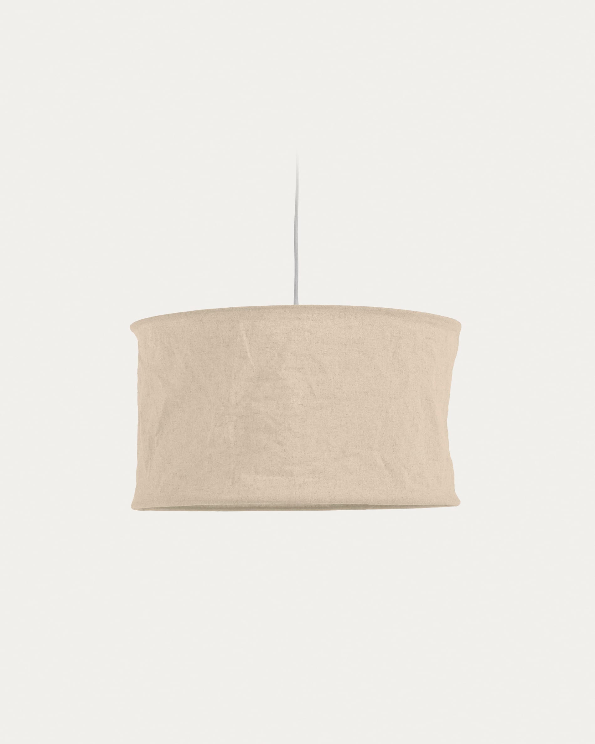 Paralume per lampada da soffitto Santana nera con diffusore bianco Ø 50 cm