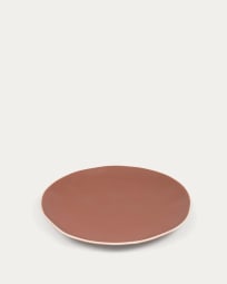 Plato de postre Rin de cerámica marrón