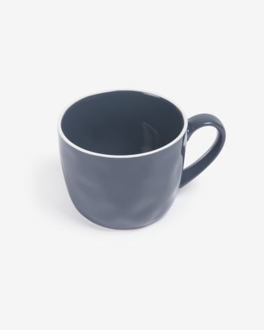 Pontis mug in blue porcelain