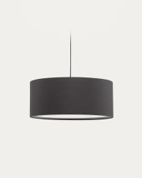 Grey Santana ceiling light shade with white diffuser Ø 50 cm
