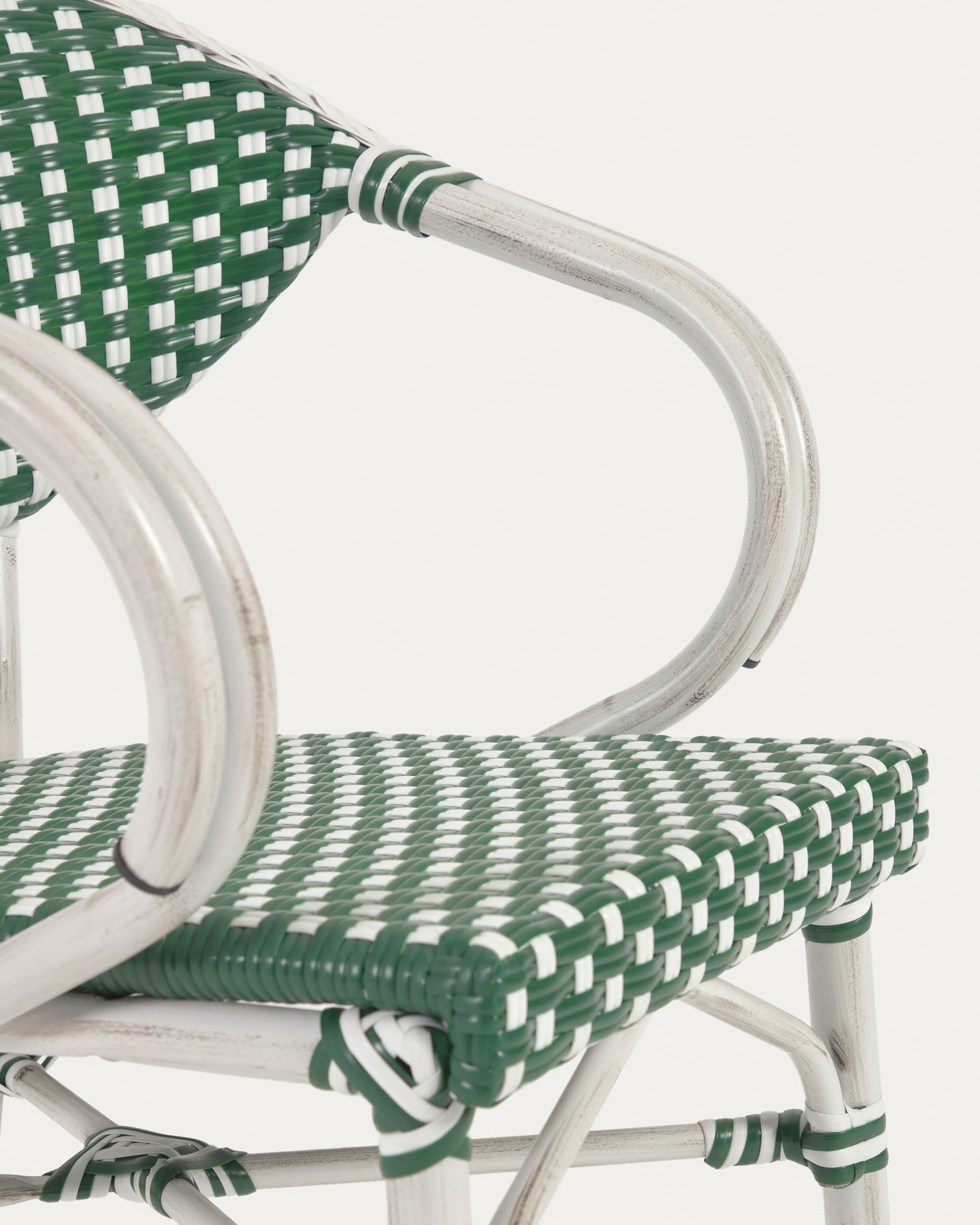 Ambriz stacking online wicker chair