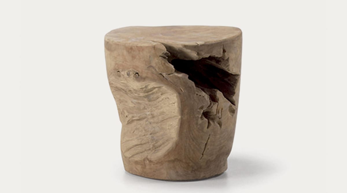 Table d'appoint Tropicana en bois de teck massif Ø 35 cm | Kave Home®