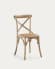 Alsie solid elm chair with natural lacquer