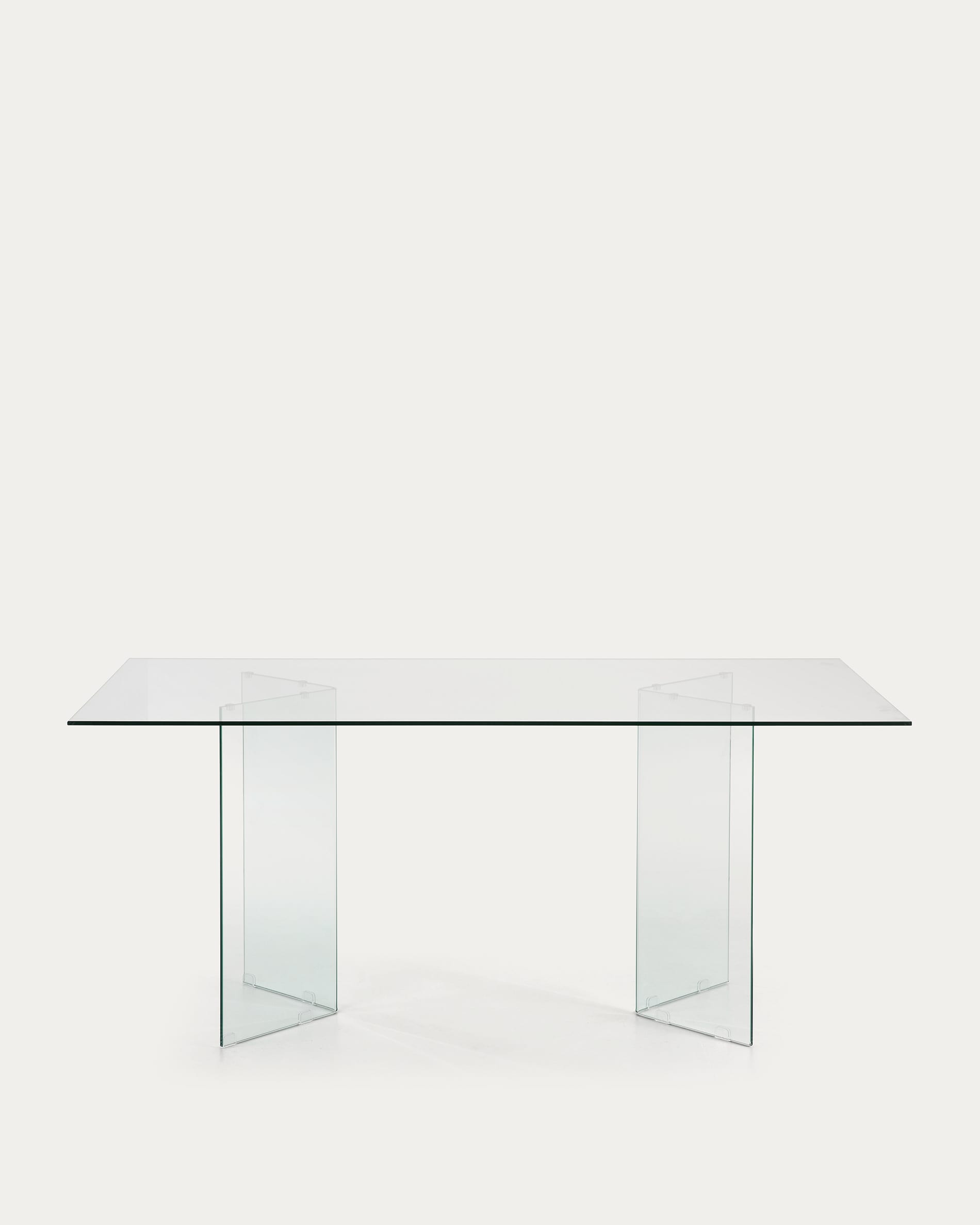 Table Burano en verre 180 x 90 cm