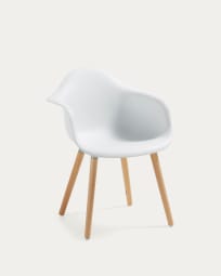 Καρέκλα Kevya, λευκό