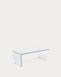 Table basse Burano en verre 120 x 60 cm