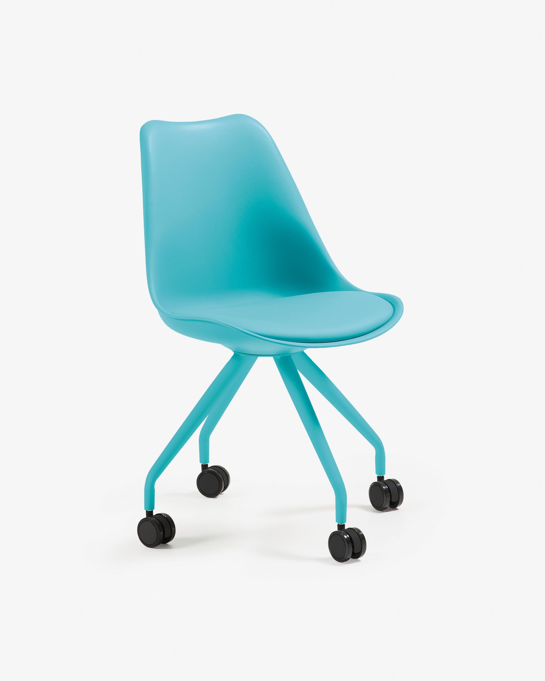 powder blue desk chair