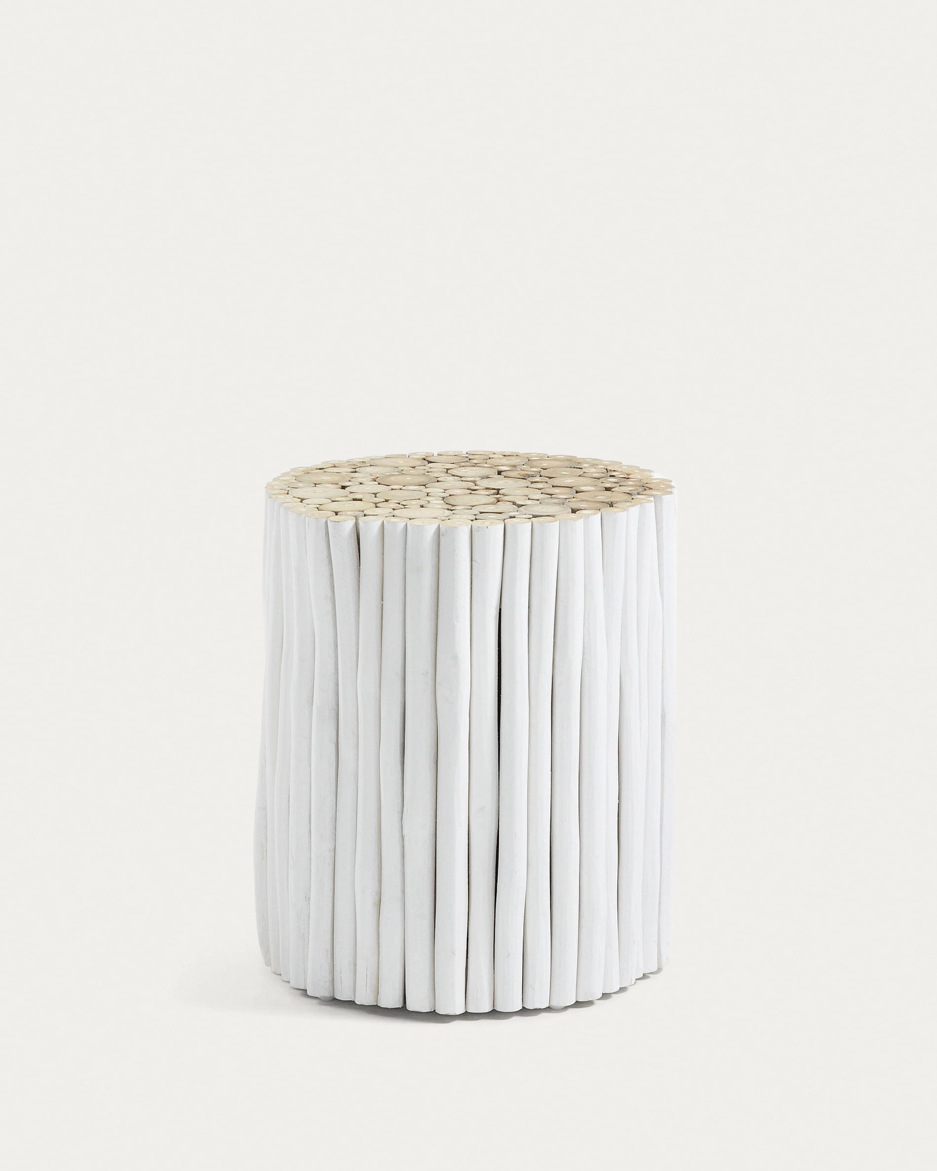 white solid side table