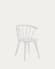 Trise MDF and solid rubber wood chair with white lacquer