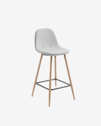 Light grey Nolite stool height 65 cm