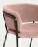 Καρέκλα Runnie, ροζ χοντρό κοτλέ