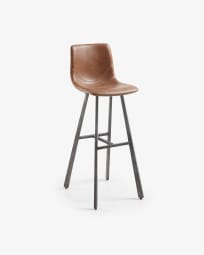 Oxid brown Trap barstool height 81 cm