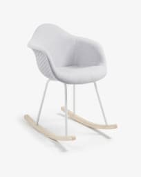 Light grey Kevya rocking chair