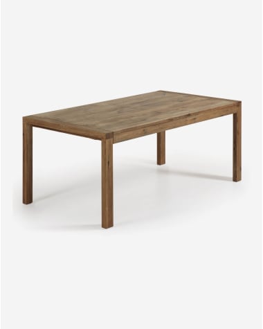 Ανοιγόμενο τραπέζι Briva, παλαιωμένο φινίρισμα, 180(230)x90εκ