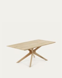 Τραπέζι Armande, δρύινος καπλαμάς με ειδική επεξεργασία λεύκανσης, 200 x 100 εκ