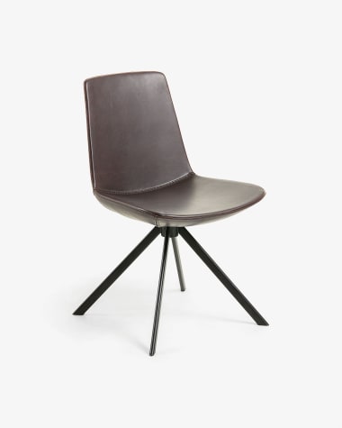 Dark brown Zeva chair