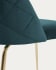 Ivonne turquoise velvet chair