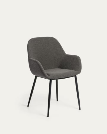 Konna dark grey chair FR