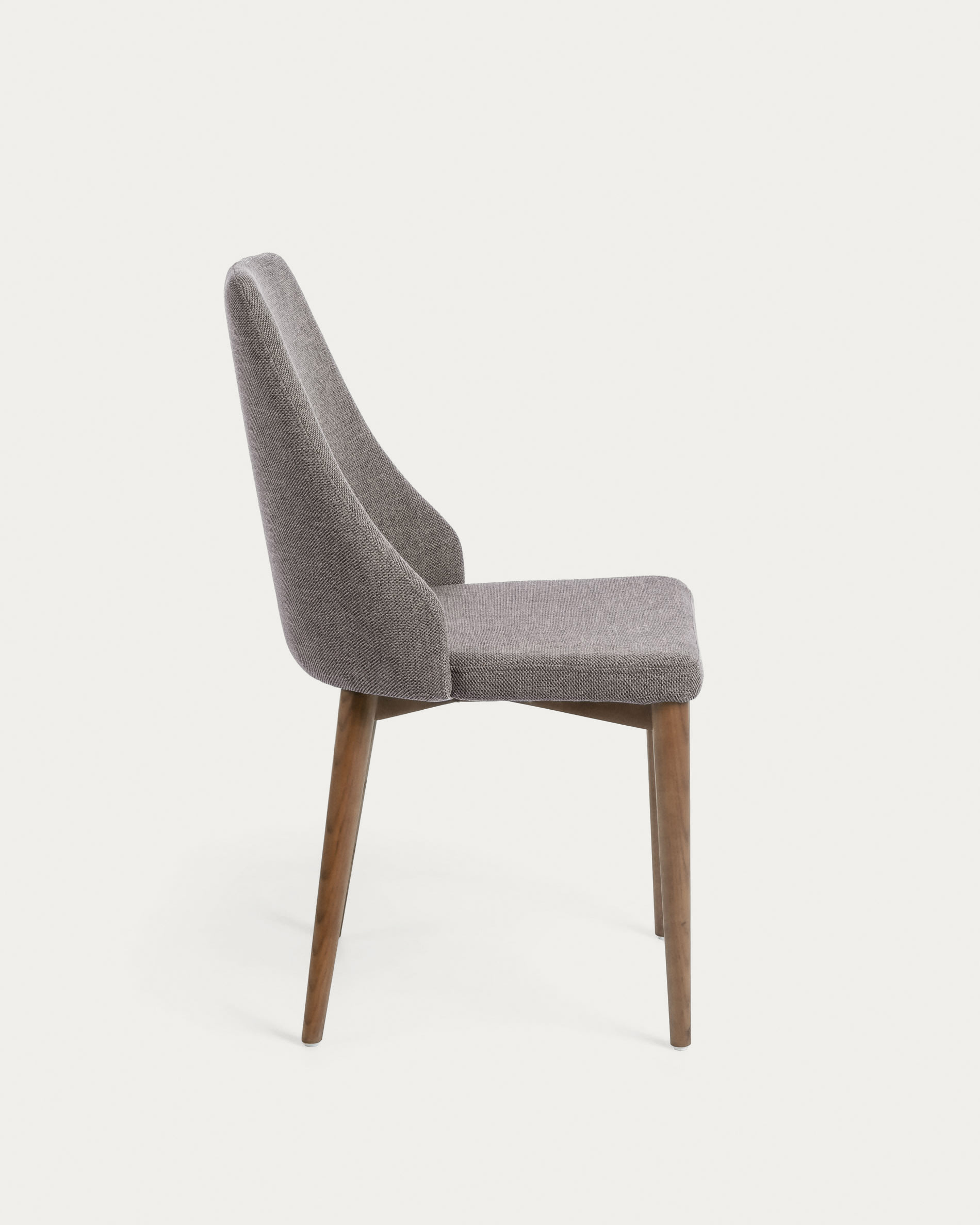 Reposapiés sillón Mid Century tapizado gris claro / oscuro – DERBE MUEBLES