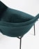 Yvette turquoise velvet chair