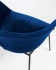 Yvette blue velvet chair