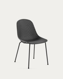 Quinby outdoor dining chair in grey