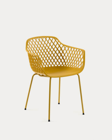 Quinn outdoor chair in yellow