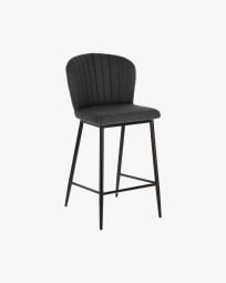 Dark grey Madge 68 cm stool