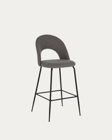 Mahalia dark grey stool height 65 cm