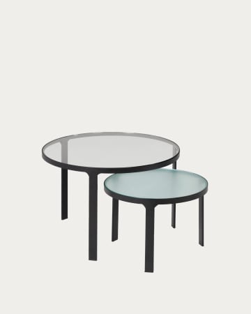 Oni set of 2 side tables Ø 70 cm / Ø 50 cm
