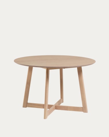 Uitschuifbare tafel Maryse 70 (120) x 75 cm afwerking in eiken-hout