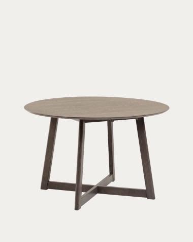 Ανοιγόμενο τραπέζι Maryse 70 (120) x 75 εκ, σκουρόχρωμο φινίρισμα οξιάς