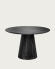 Τραπέζι Jeanette, Ø 120 εκ, μαύρο