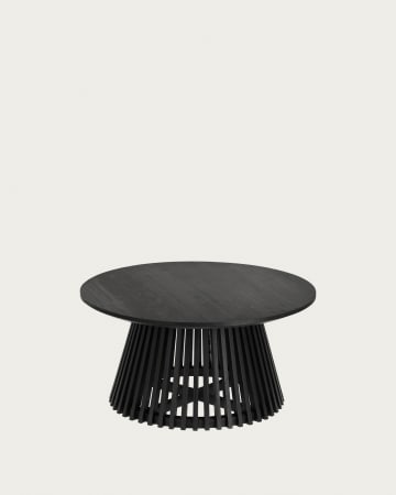 Salontafel Jeanette Ø 80 cm zwart