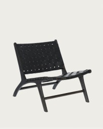 Black Calixta armchair