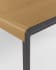 Nadyria extendable table with oak veneer and steel legs 160 (200) x 90 cm