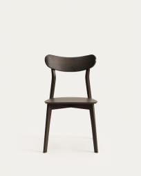 Safina chair in ash veneer and solid rubber wood.