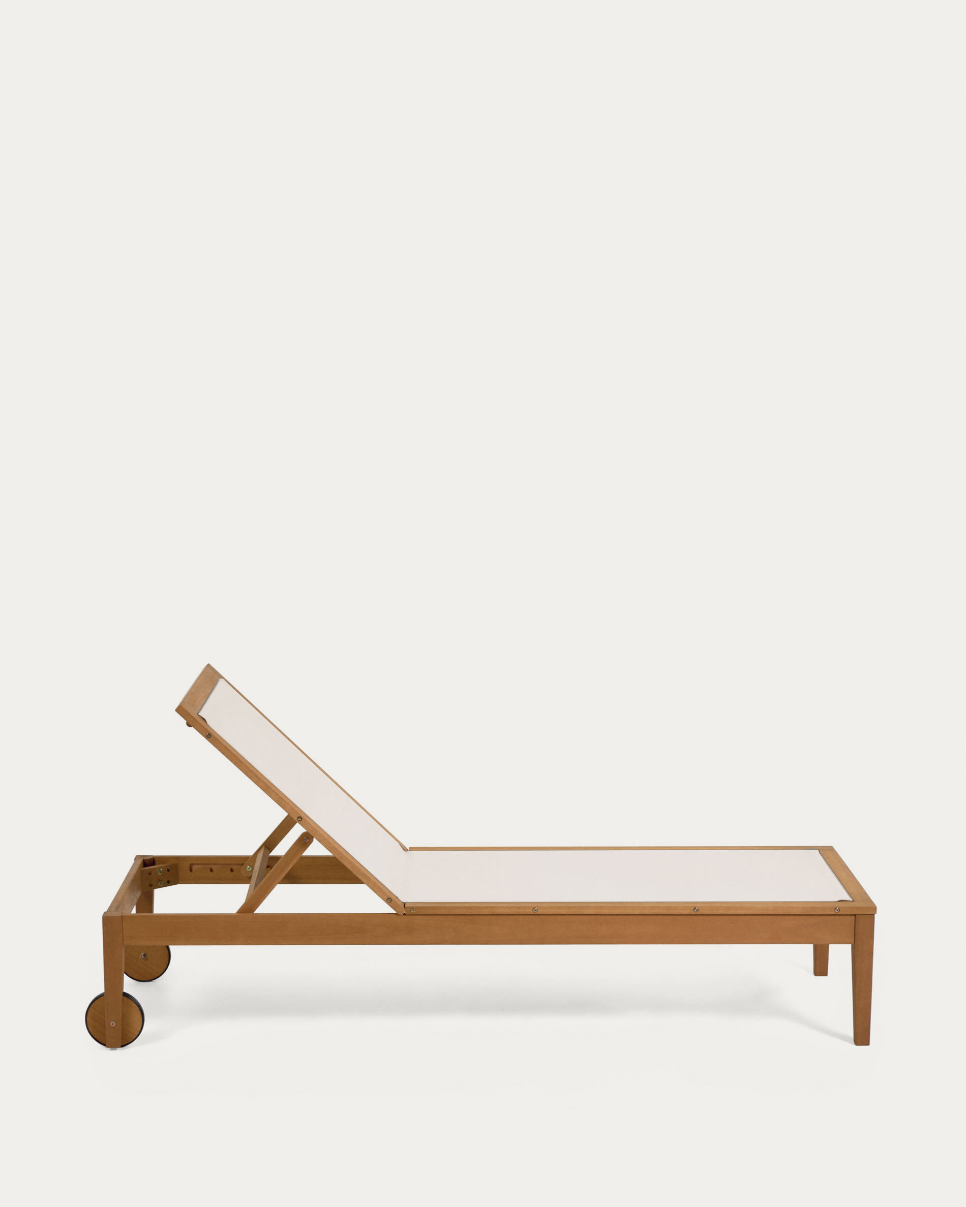 eucalyptus wood sun lounger