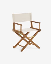 Πτυσσόμενη καρέκλα εξωτερικού χώρου Dalisa, ξύλο ακακίας, μπεζ FSC 100%