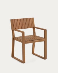 Chaise de jardin Emili en bois massif d'acacia FSC 100%
