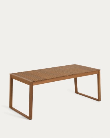 Emili solid acacia garden table, 180 x 90 cm FSC 100%