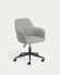 Chaise de bureau Madina gris clair