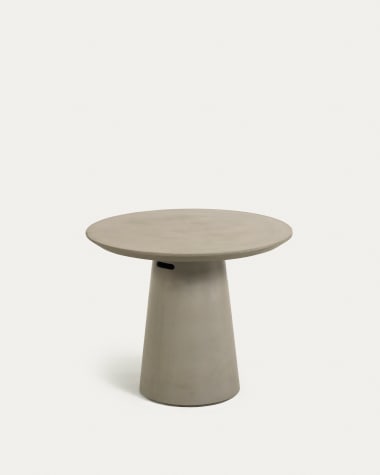 Itai outdoor round cement table, Ø 90 cm