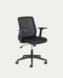 Nasia office chair in black