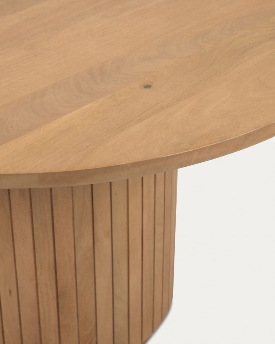 Matrix 120cm Round Mango Wood Dining Table