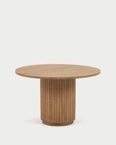 Table ronde Licia en bois massif de manguier finition naturelle Ø 120cm | Kave Home®