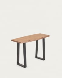 Alaia console table made from solid acacia wood with natural finish 115 x 40 cm