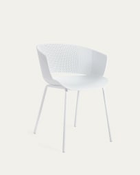Cadeira 100% de exterior Yeray branco